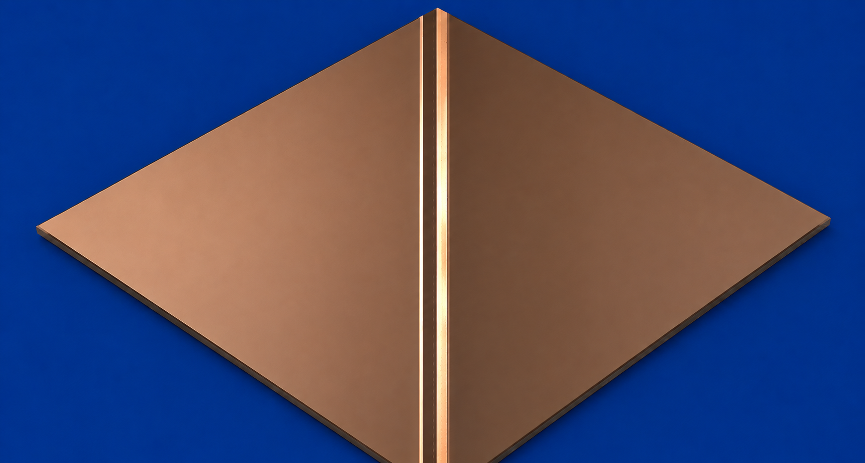 Vidrio espejo bronce